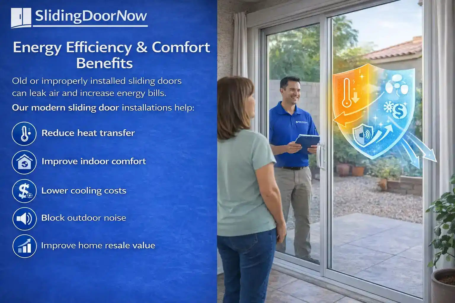 Energy Efficient Sliding Door Installation in Phoenix