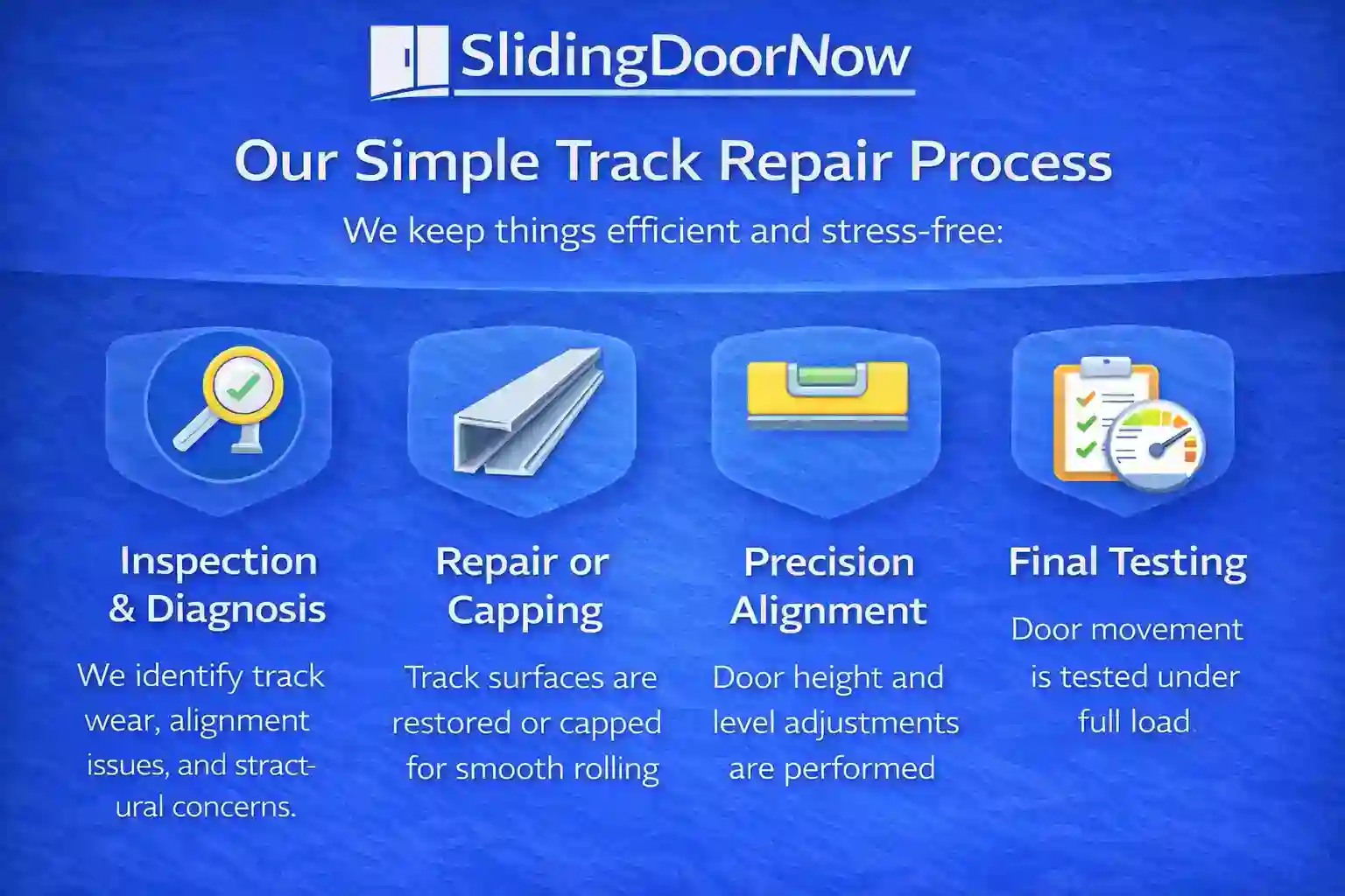 Our Simple Track Repair Process