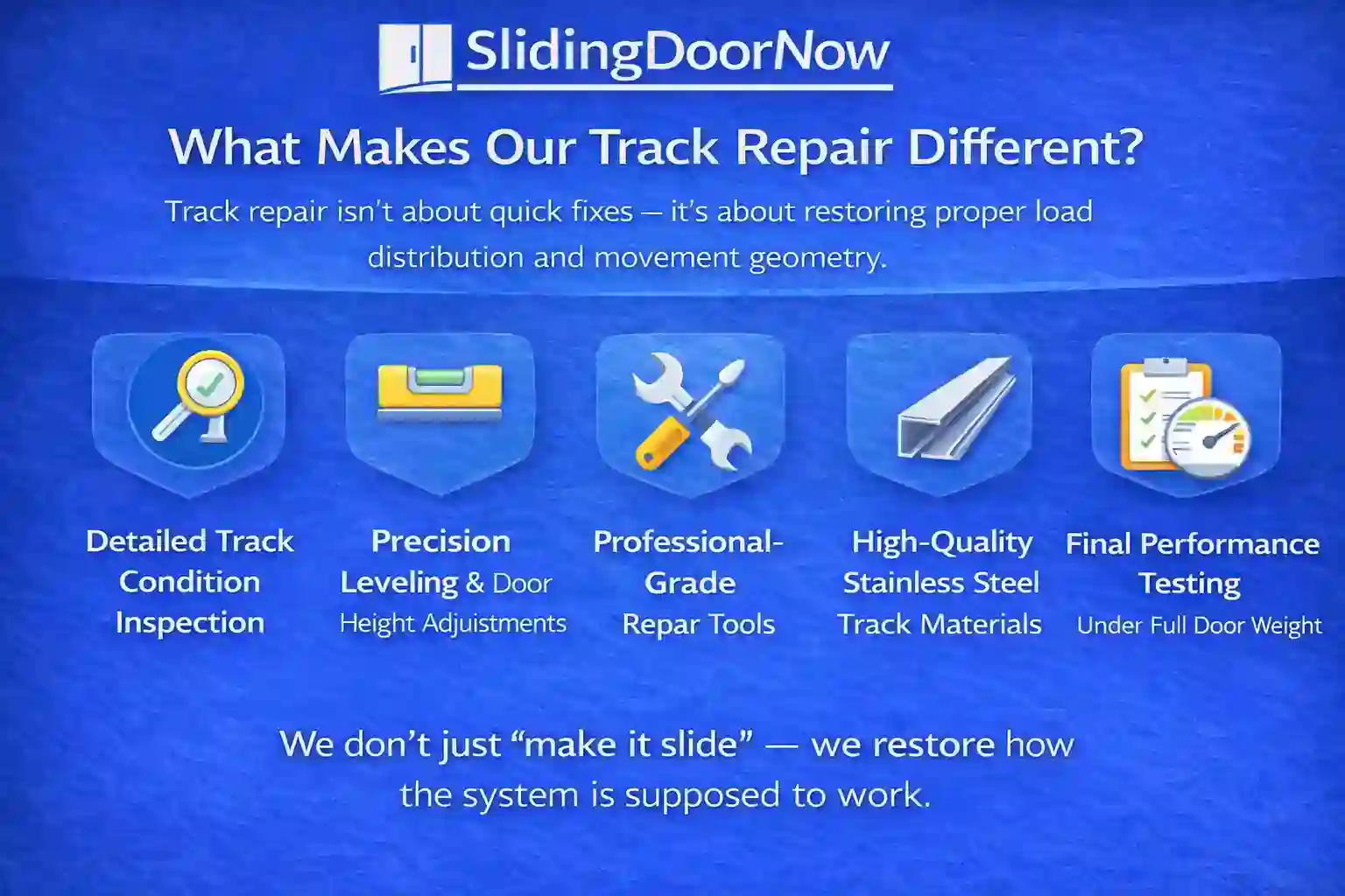 What Makes Our Track Repair in Phoenix Metro Different?