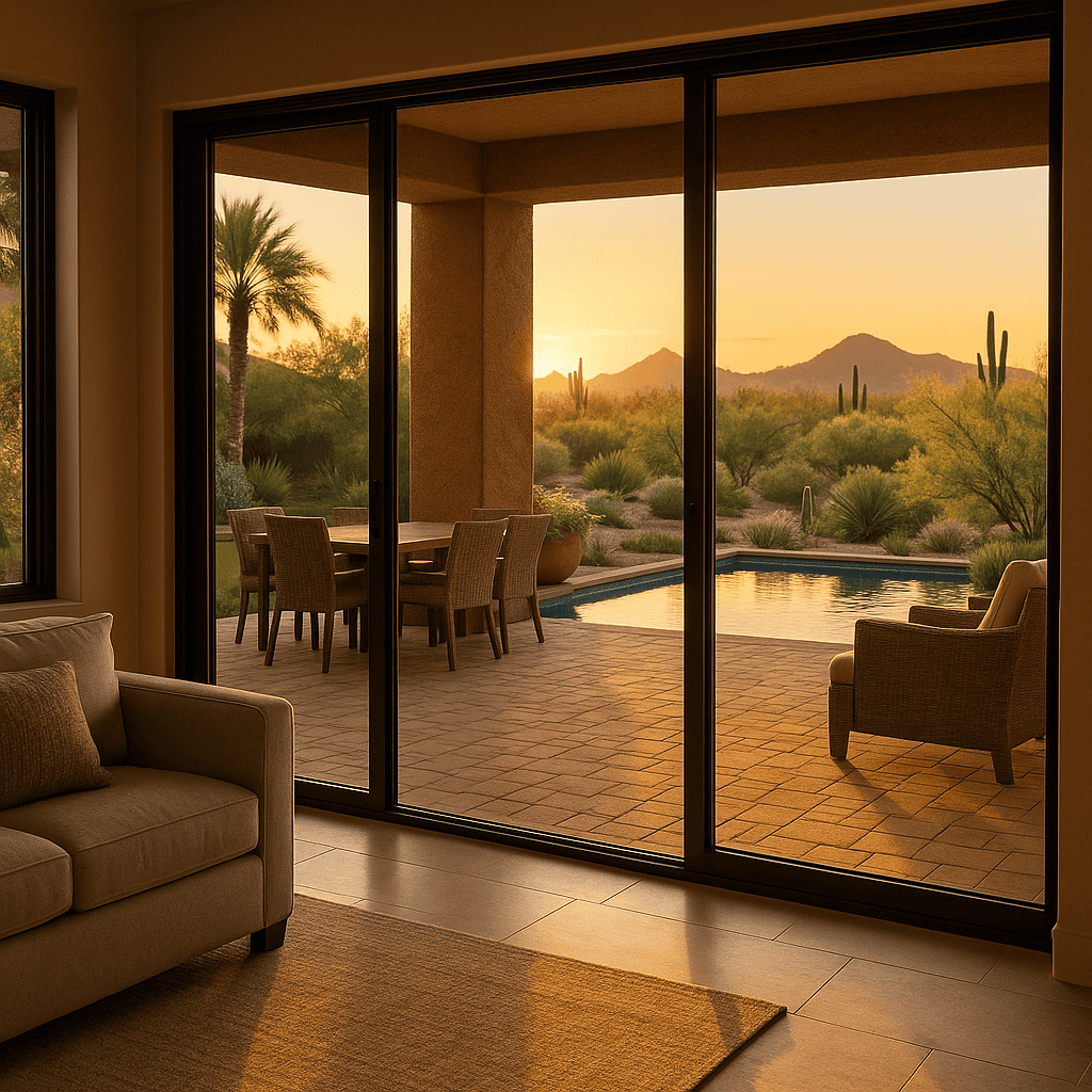 Glass Door Repair in Scottsdale: Expert Solutions for Cracked, Foggy, and Broken Patio Glass - Arizona home sliding doors